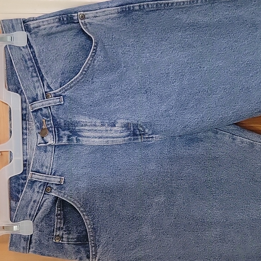 Mens Wrangler jeans light blue size 33/32 Regular fit - Picture 2 of 5
